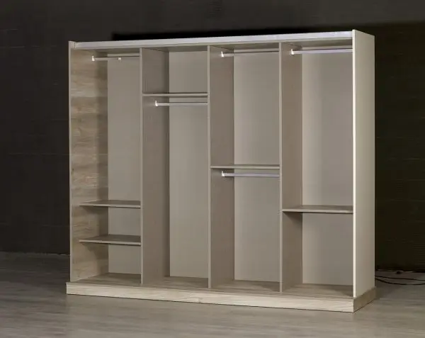 Luxury Design Verona Model Bedroom Furniture Set Elegant Style Dark Khaki Color Furniture Premium Quality - Made in Turkey