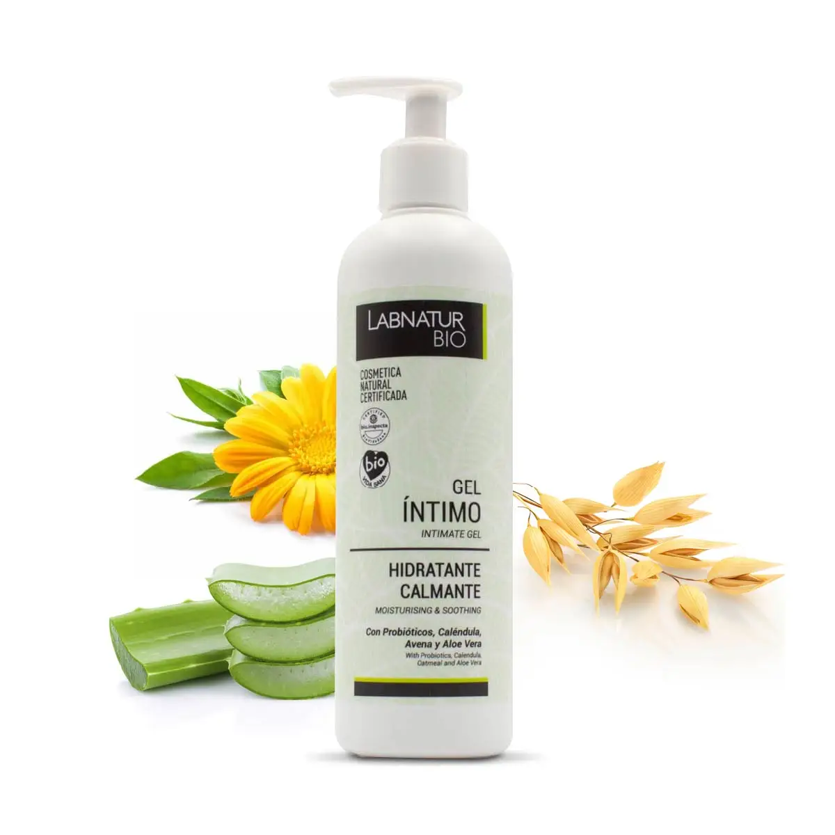 Intimate Gel Labnatur Bio Organic Gel Feminine Hygiene Wash For Women pH Balanced Cleanser Natural Aloe Vera Vaginal Gel
