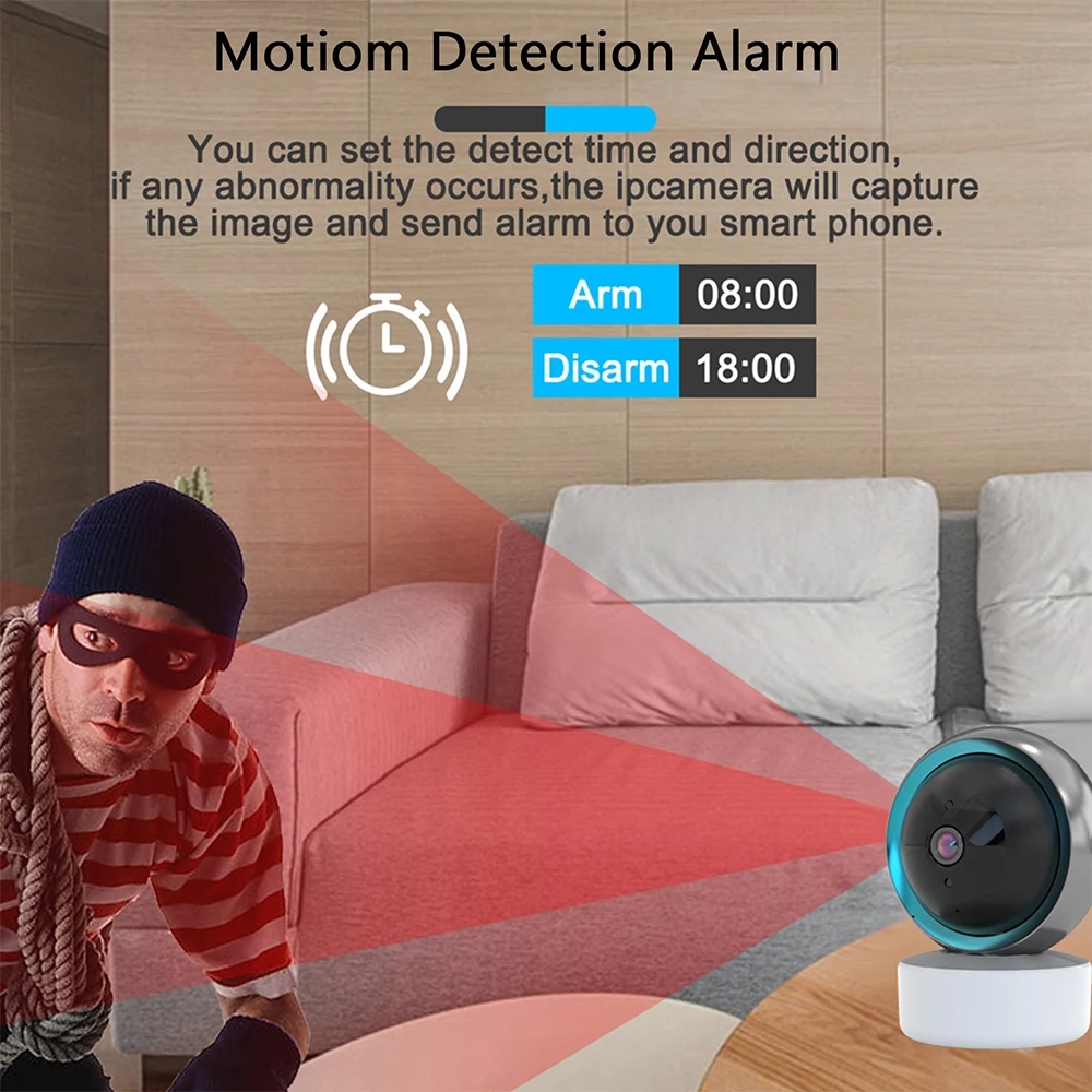 1080P Wifi Smart Home Ip Cctv Camera 2mp Pet Camera Baby monitor Smart Robot 1080P IP Camera