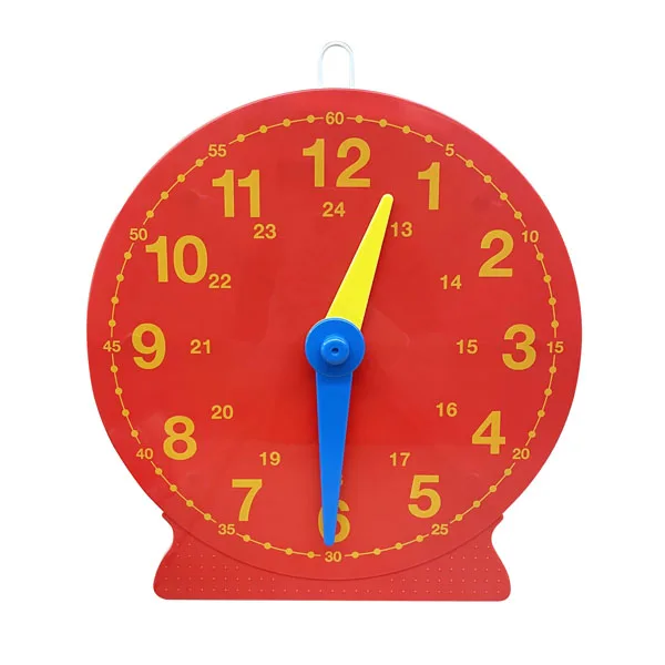 Магнитные большие развивающие часы для детей 39 см