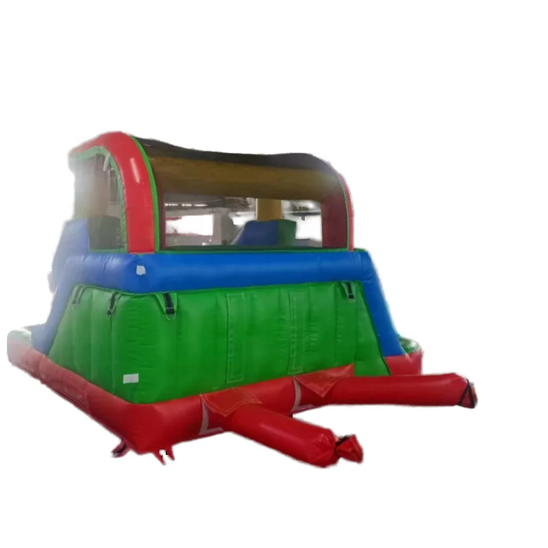 Commercial Waterslide Custom  Inflatable Dual Lane Jumper Water Slide Kids   Inflatable Water Slide With Pool
