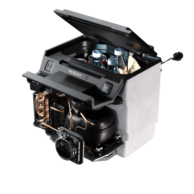 Dual zone 12v outdoor fridge 12 volt camping fridge freezer portable for boat OEM compressor refrigerator