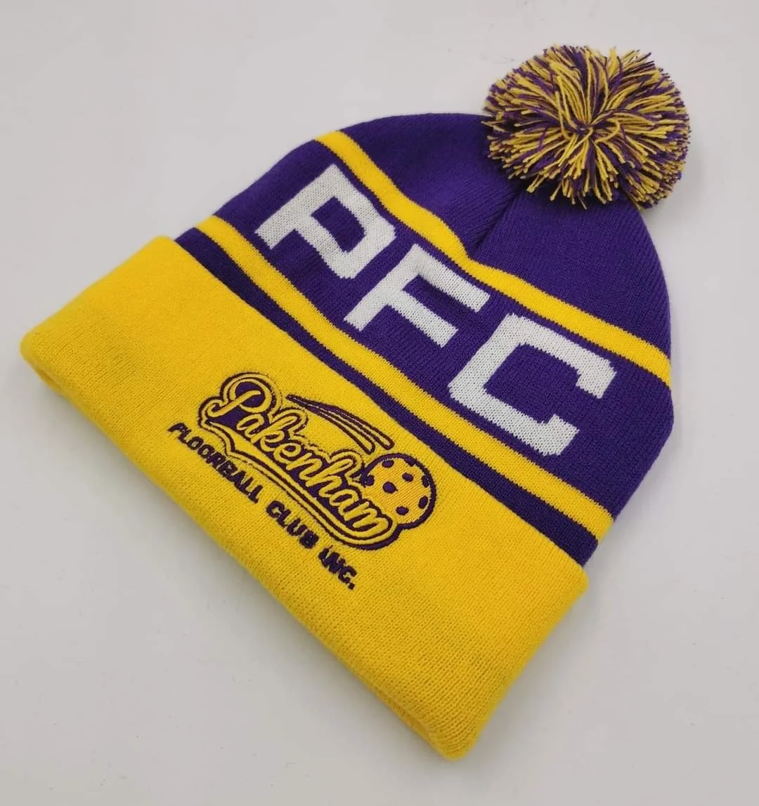 Soccer Football Team Club Knit Winter Warm Pom Adult Unisex Casual Hat for Men Women