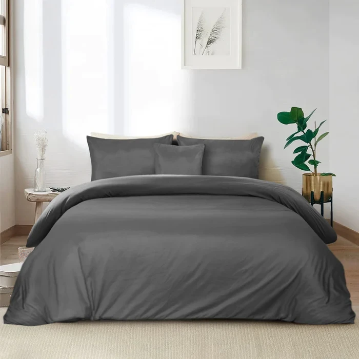 Hot Selling Popular customized soft comfortable microfiber Dyed duvet cover sets for home bedding set duvet cover 6 piece