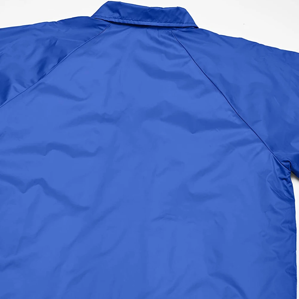 Wholesale Durable Coaches Jacket Water-Resistant Nylon Polyester Front Pockets Button Closure Outdoor Field Usage Coaches Jacket