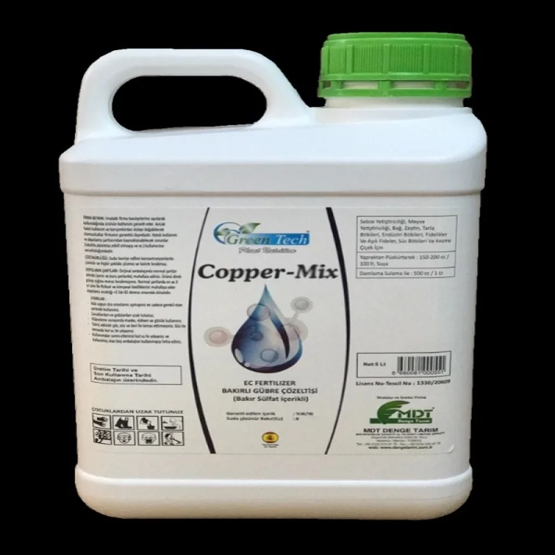 Green Tech international -   Green Tech copper-Mix  - Liquid Fertilizer - Liquid Seaweed - Biostimulants - Organic Fertilizer