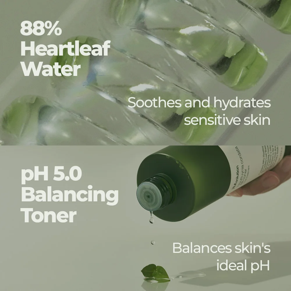 Великобритания склад JMsolution тонер HEARTLEAF 88 250 мл сделано в Корее лидер продаж корейский продукт
