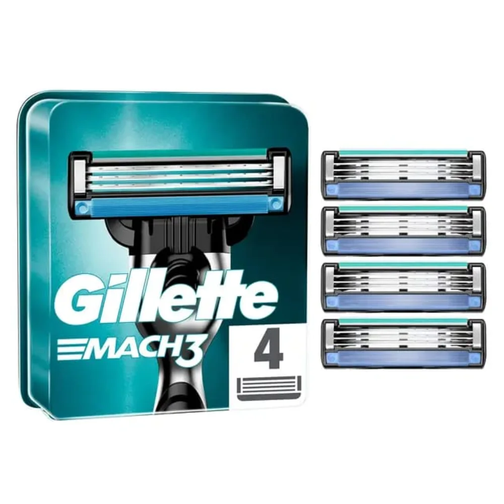 Gillette Mach3 Razor Refills for Men, 15 Razor Blade Refills No reviews yet