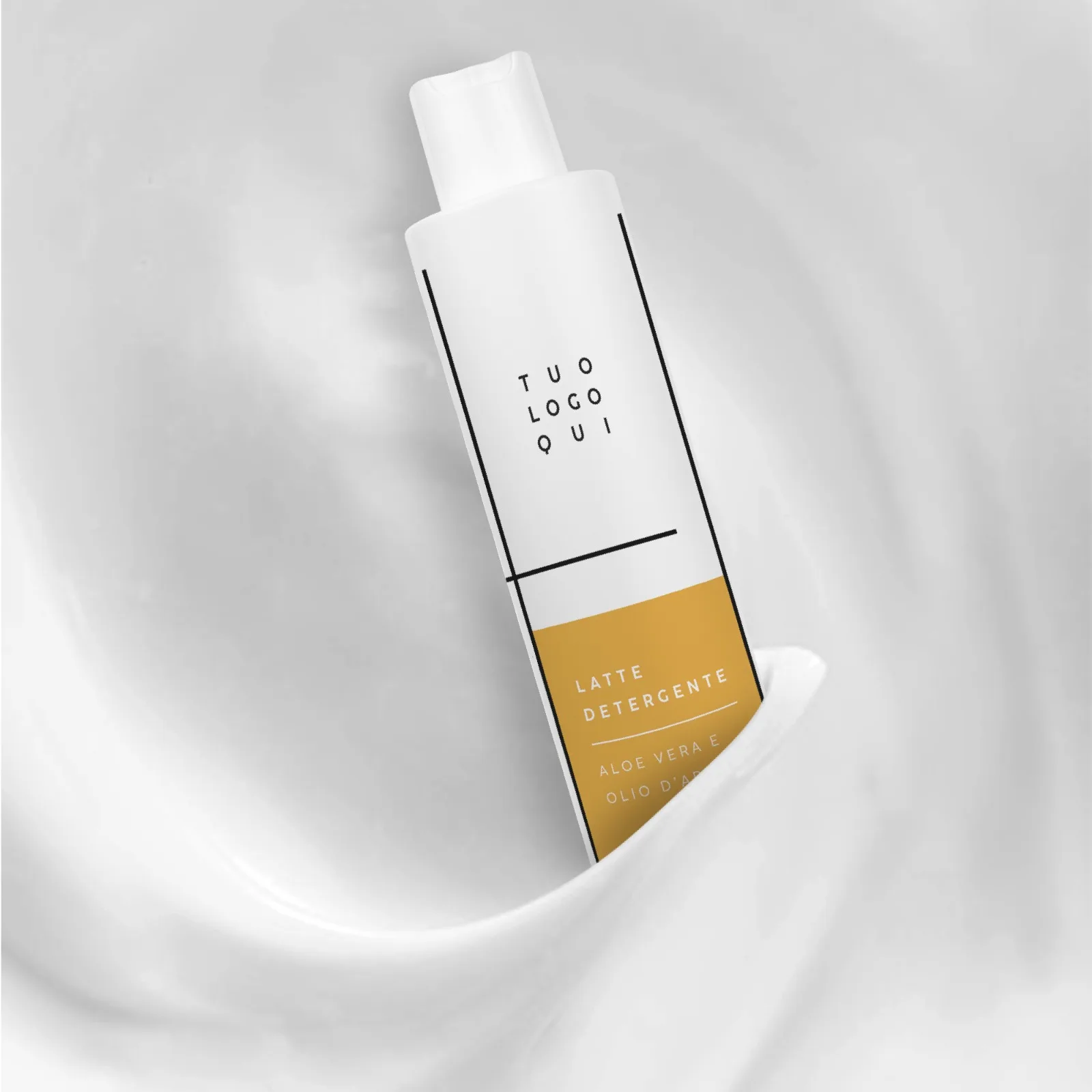 Facial cleanser (milk, cream) High Quality Ordinary Gentle Wash Hydrating Facial Cleanser Made in Italy Private Label