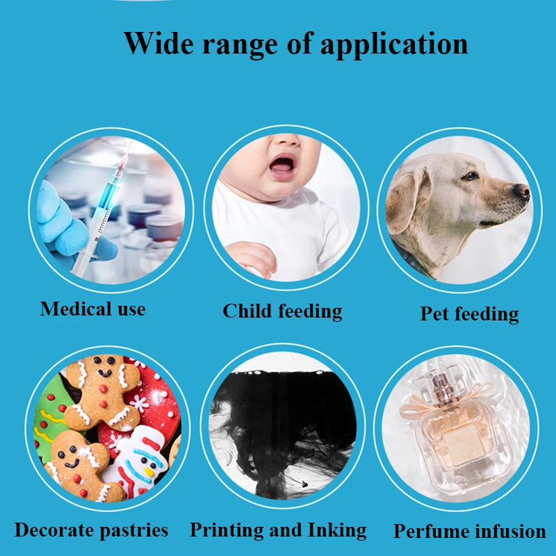 Medical Industrial Disposable Syringe Glue Oil Ink Perfume Injection Medicine Nutrients Feeding Syringe