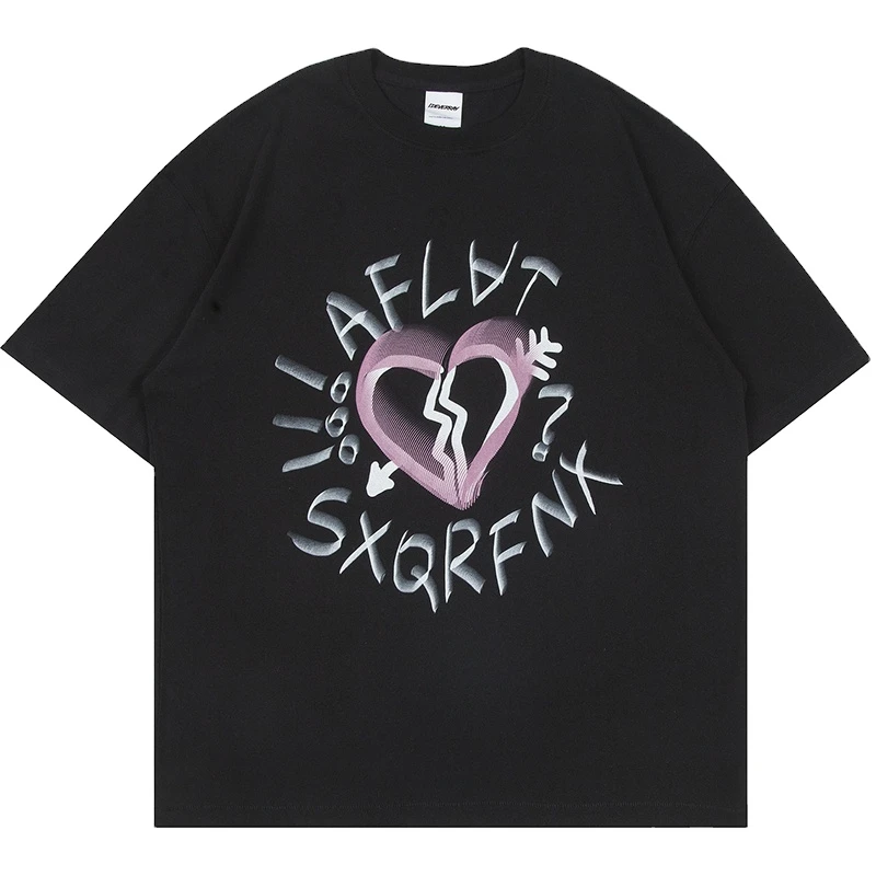 2024 хлопчатобумажная футболка оверсайз с открытыми плечами в стиле хип-хоп изготовленная на заказ для мужчин оптовая продажа