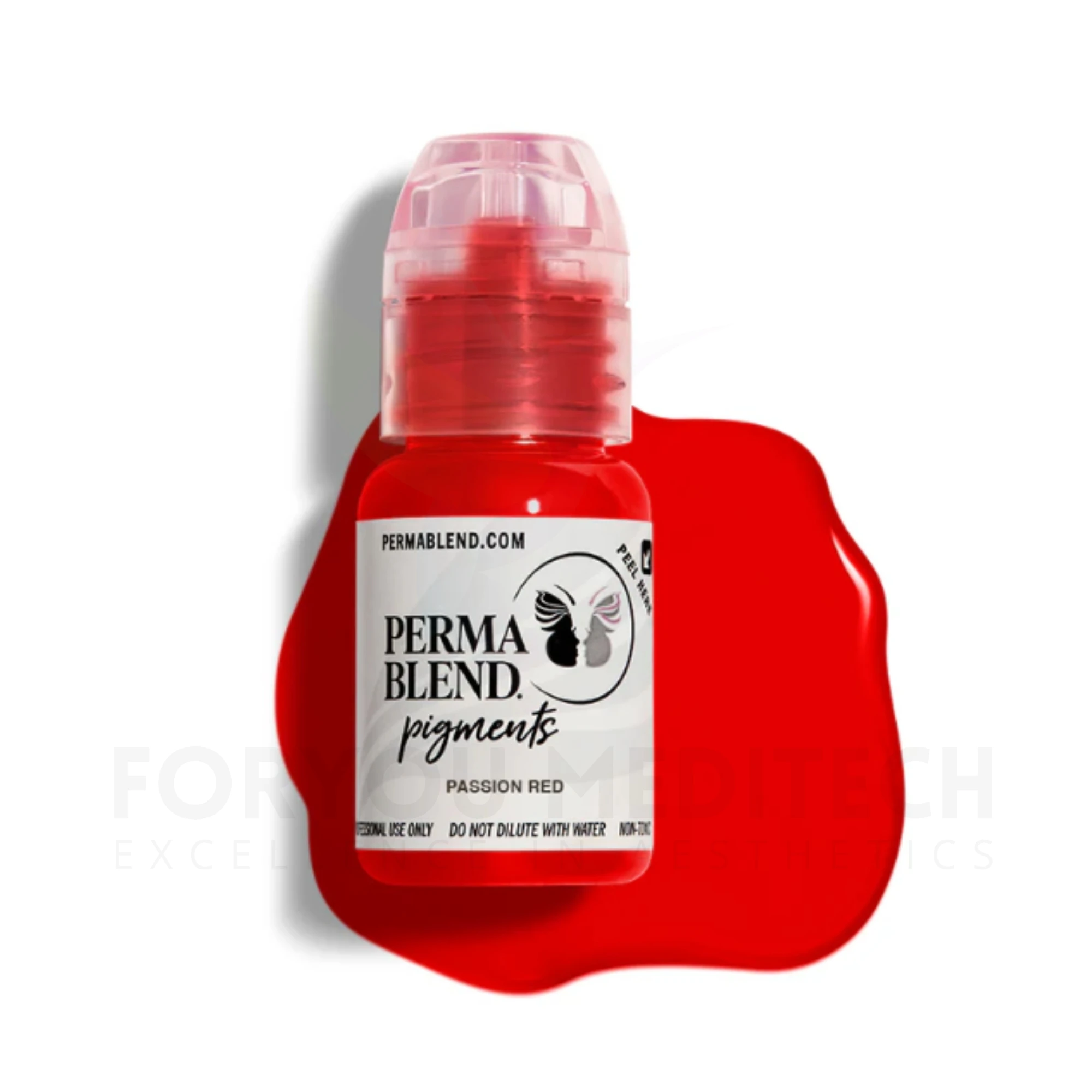 Permanent make up red and pink lips permanent microshading micropigmentation Permablend Passion Red Pigment 15ml Best quality