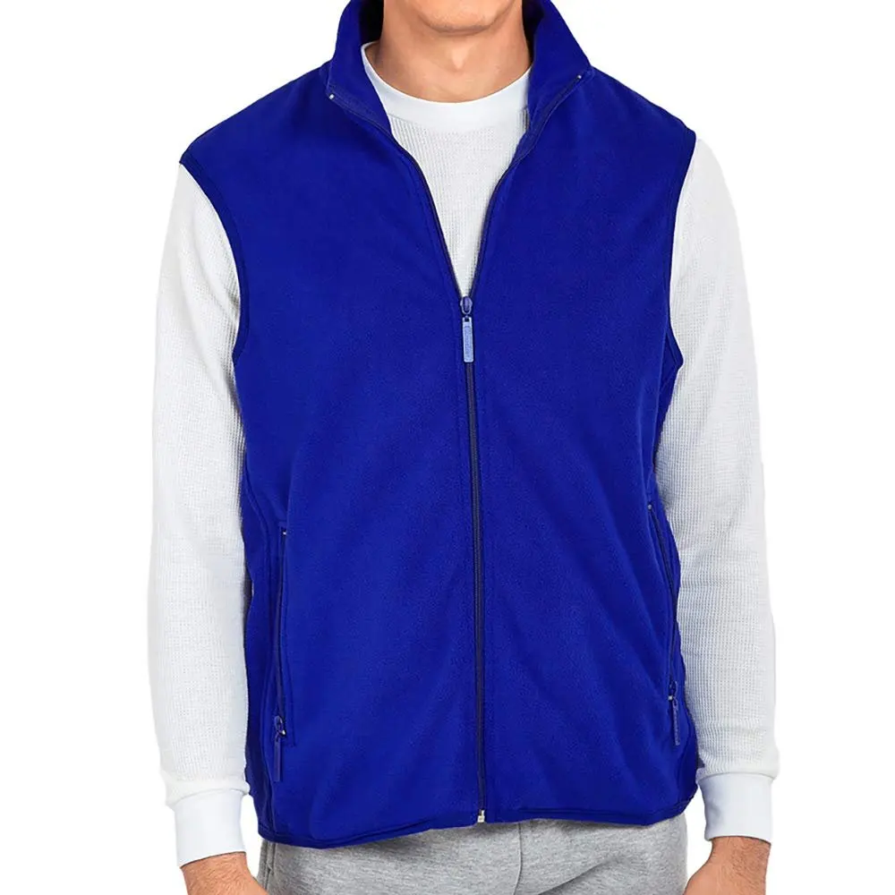 Wholesale Winter Custom Softshell Jacket Polar Fleece Vest Men 100% Polyester Windproof Softshell Sherpa Fleece Outdoor Vest