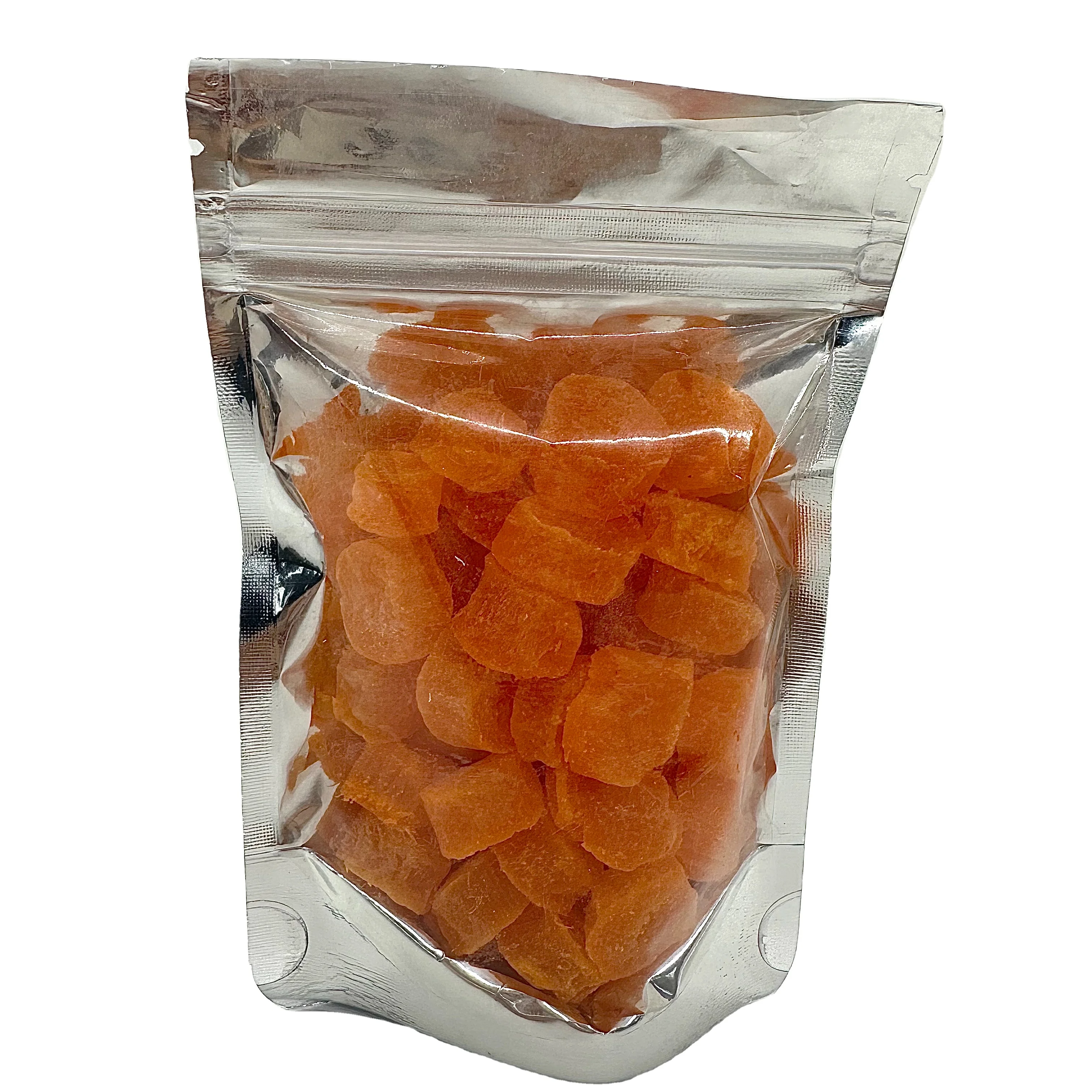 Wholesale dried pineapple core dice added color in bulk package FOB Bangkok manufactured by Siang Heng Factory