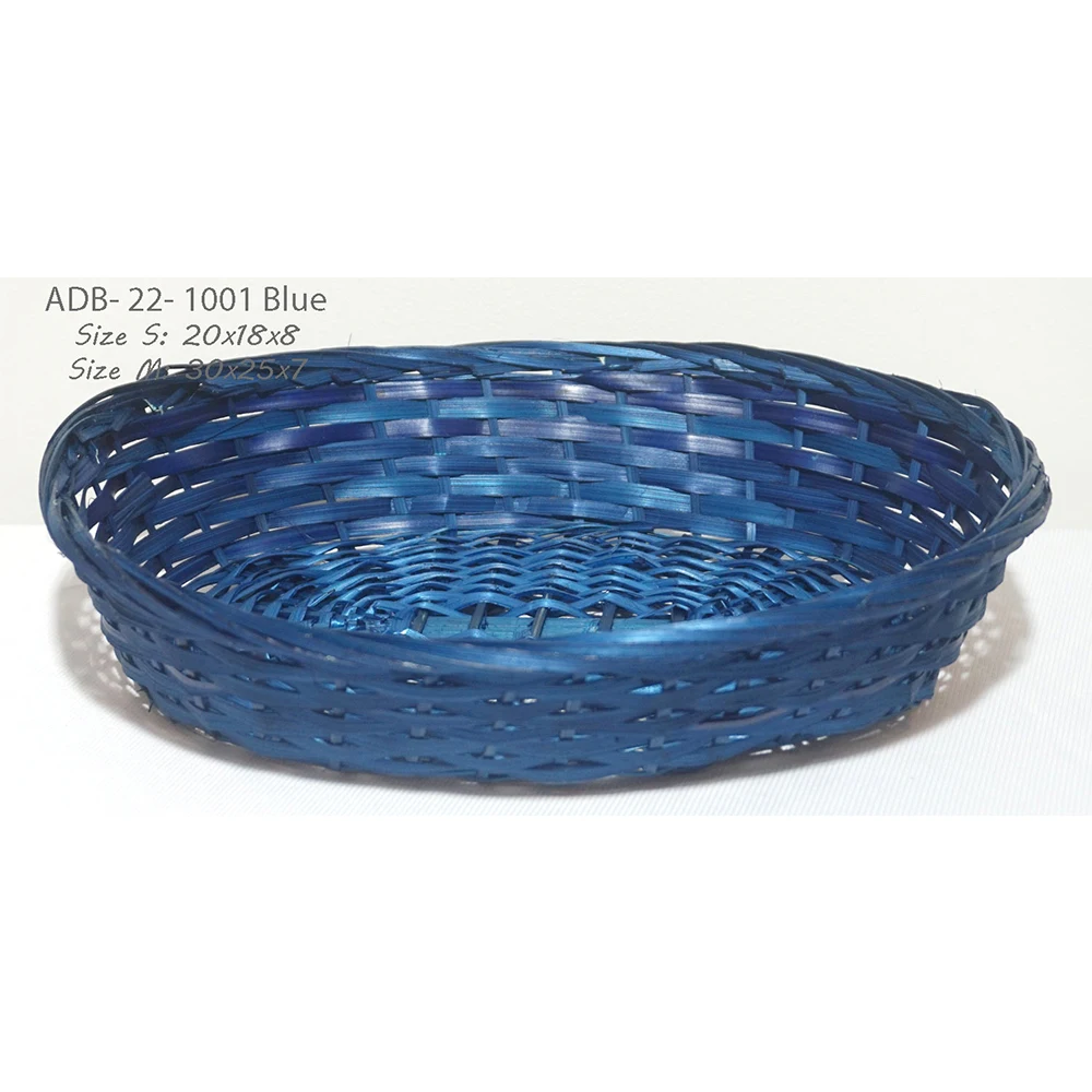 Hot Sale Nature Multi Color Weaving Storage Woven Basket Vietnam Home Handmade Mini Decorative Bamboo Basket