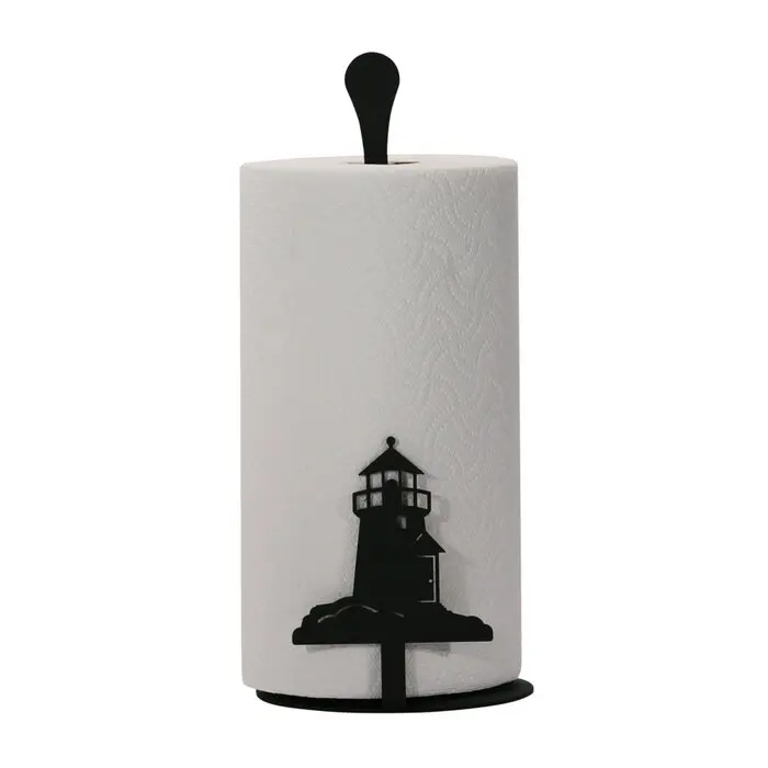 For Sale 2024 Hot Selling Lighthouse Freestanding Paper Towel Holder Kitchen Storage Steel Wood Small In Wholesale Prices