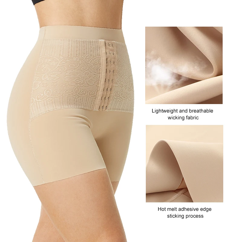 Customized Traceless Body Shaper Shorts Seamless Panties High Waist Shapewear Tummy Control Brief Seamless Waist Trainer Shorts