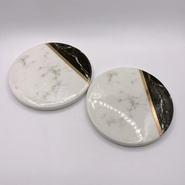 Wanuocraft Unfinished Square Beech Wood Tea Cup Mat Wooden Cup Coaster Set Bamboo Accessories Europe Style