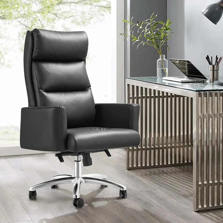 luxury Executive Ergonomic Office Chairs Lift Function Leather  Best PU Leather Office Furniture Chair