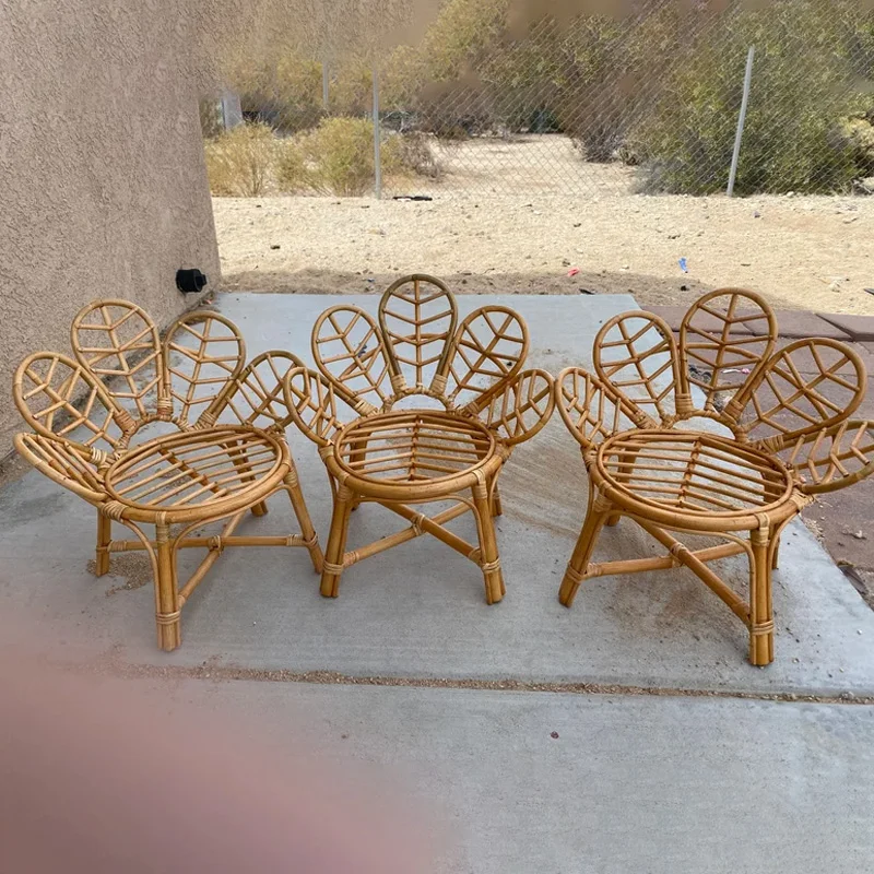 New Style Rattan Daisy Chair, Handmade Rattan Baby Props. Newborn Photography Vietnam Manufacturer Cheap Wholesale