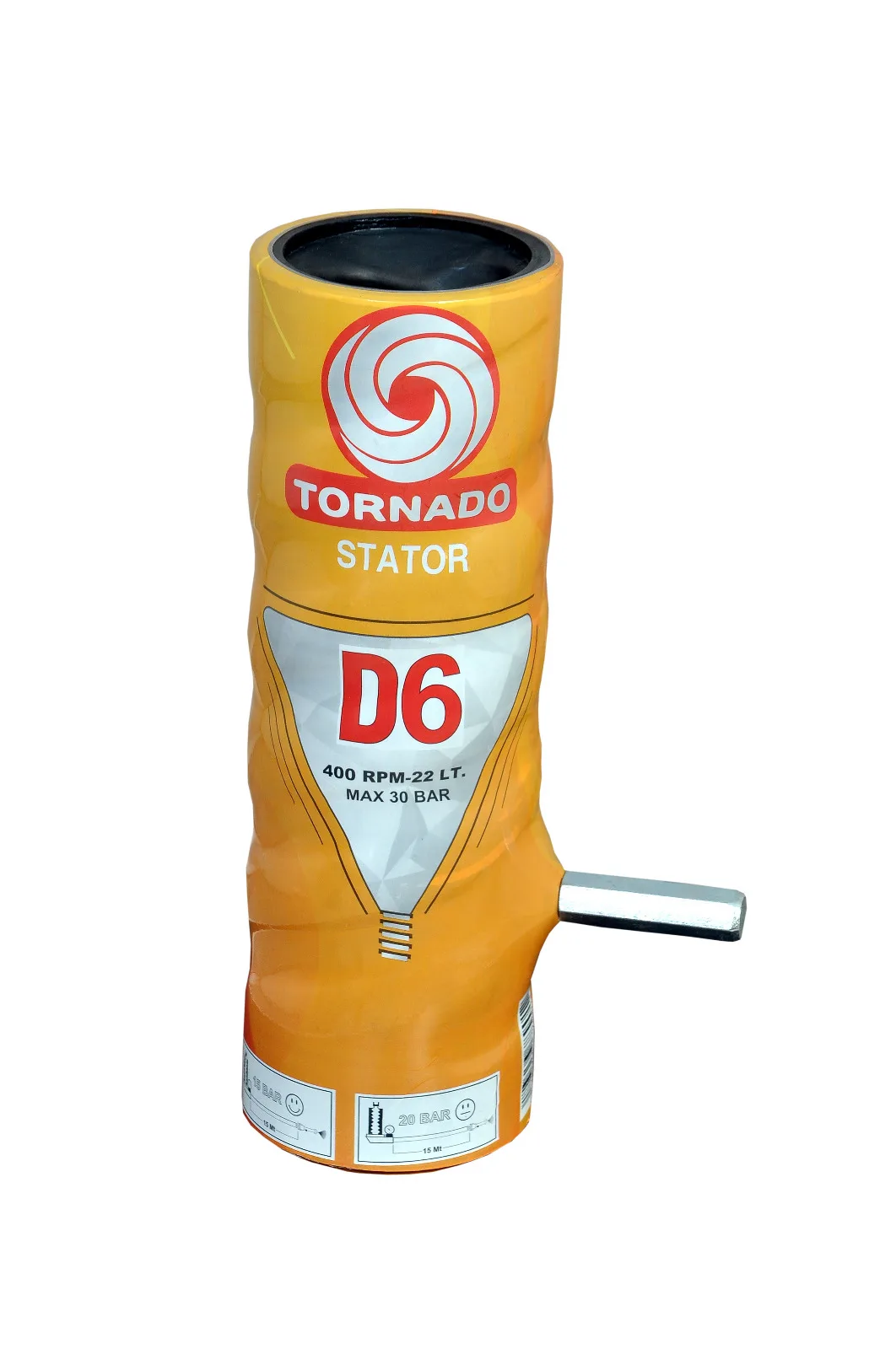 D6-3 Stator and Rotor Set for Screw Pump Mortar Cement Gypsyum Plastering Machine Tornado New