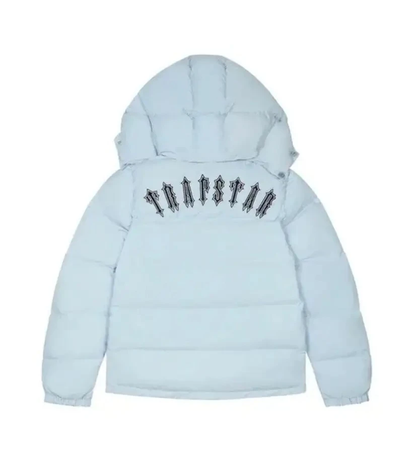 Latest Model Trapstar Decoded Hooded Puffer Jacket Irongate Detachable Hood Puffer Coat Jacket