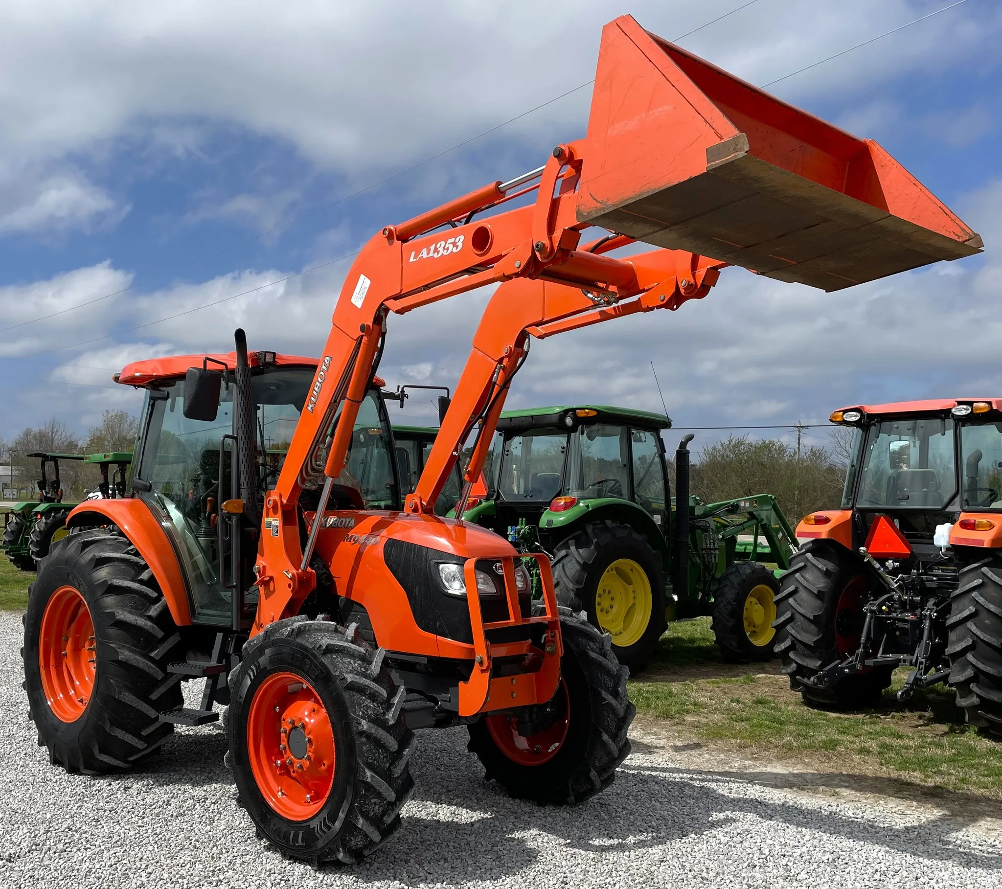 Fairly used 2009 Kubota M9540 4x4 95 HP 1,755 Hours available with accessories and papers