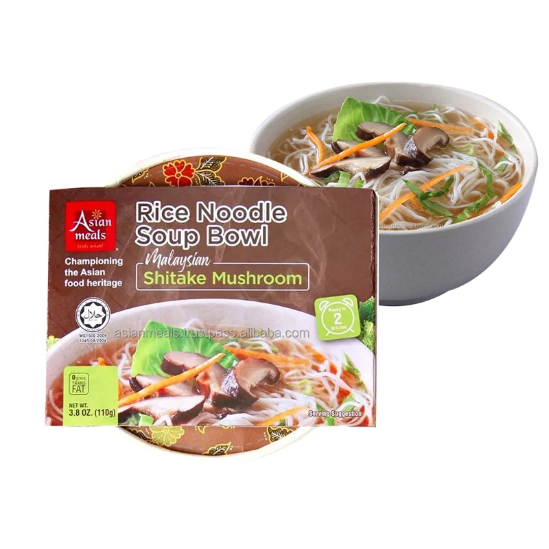 Wholesale High Quality Shitake Mushroom Rice Noodle Suop Bowl with Full Aromatic Flavourful of Mushroom