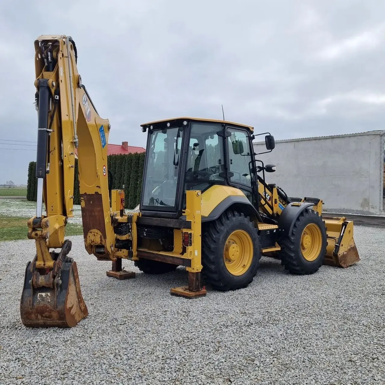 Original  Austria CAT Backhoe loader 420F used backhoe loader cat 416E used caterpillar 420F retro-excavator
