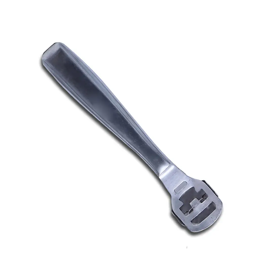 Callus Remover Feet File Scrubber Dead Skin Callus Corn Cutter Metal Handle Stainless Steel Callus Corn Cutter
