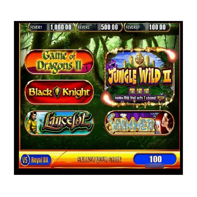 Royal DX 5 in 1 V1-V6  multi game  arcade game machine WMS550 POG game board factory