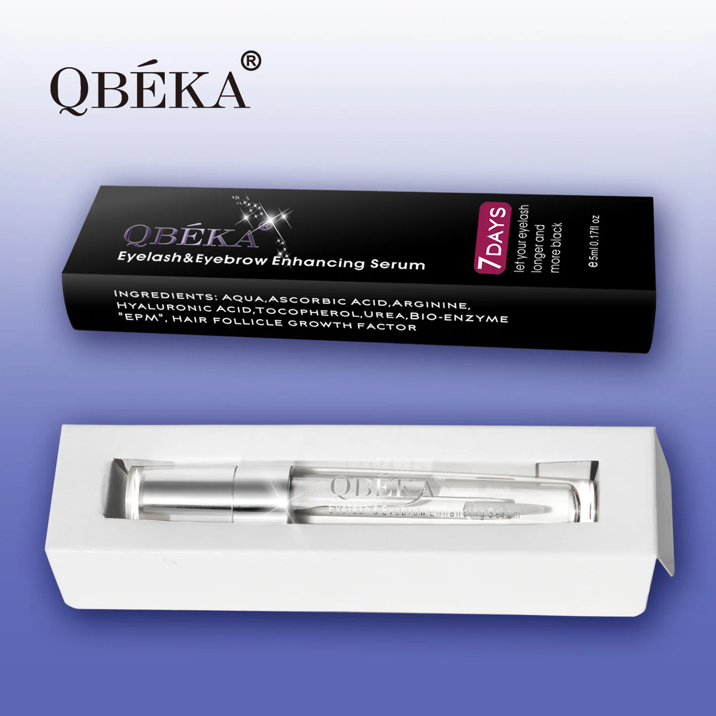 QBEKA Natural Premium eyelash eyebrows booster
