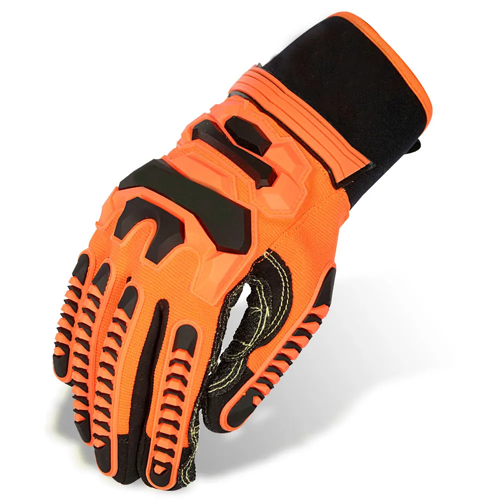 Extraction & Refining  High Dexterity Mechanic Work Gloves Original Synthetic Leather Base with Bonded Thread Double Stitching