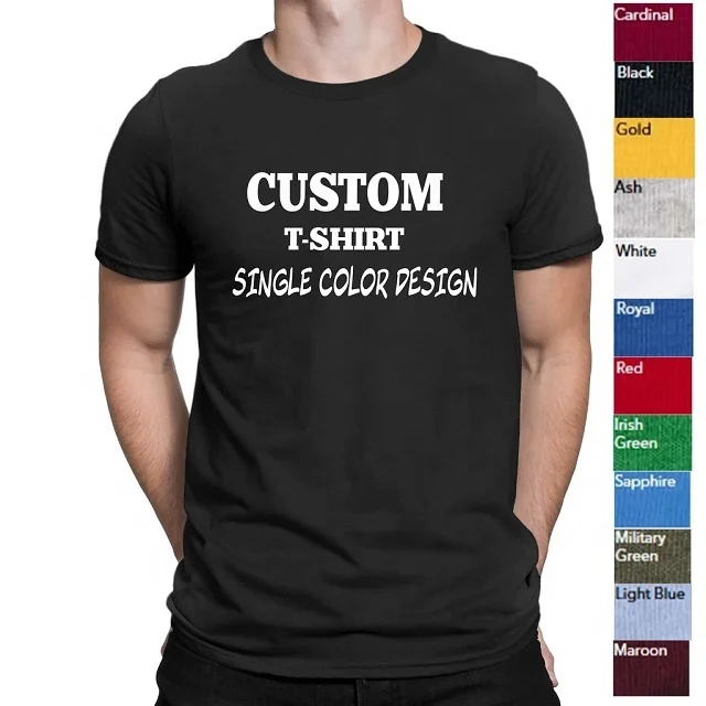 Oem Service Clothing Manufacturer Design Your Own Logo Made With Mixed Polyester Cotton Rich Fabric Promotional Mens T Shirts