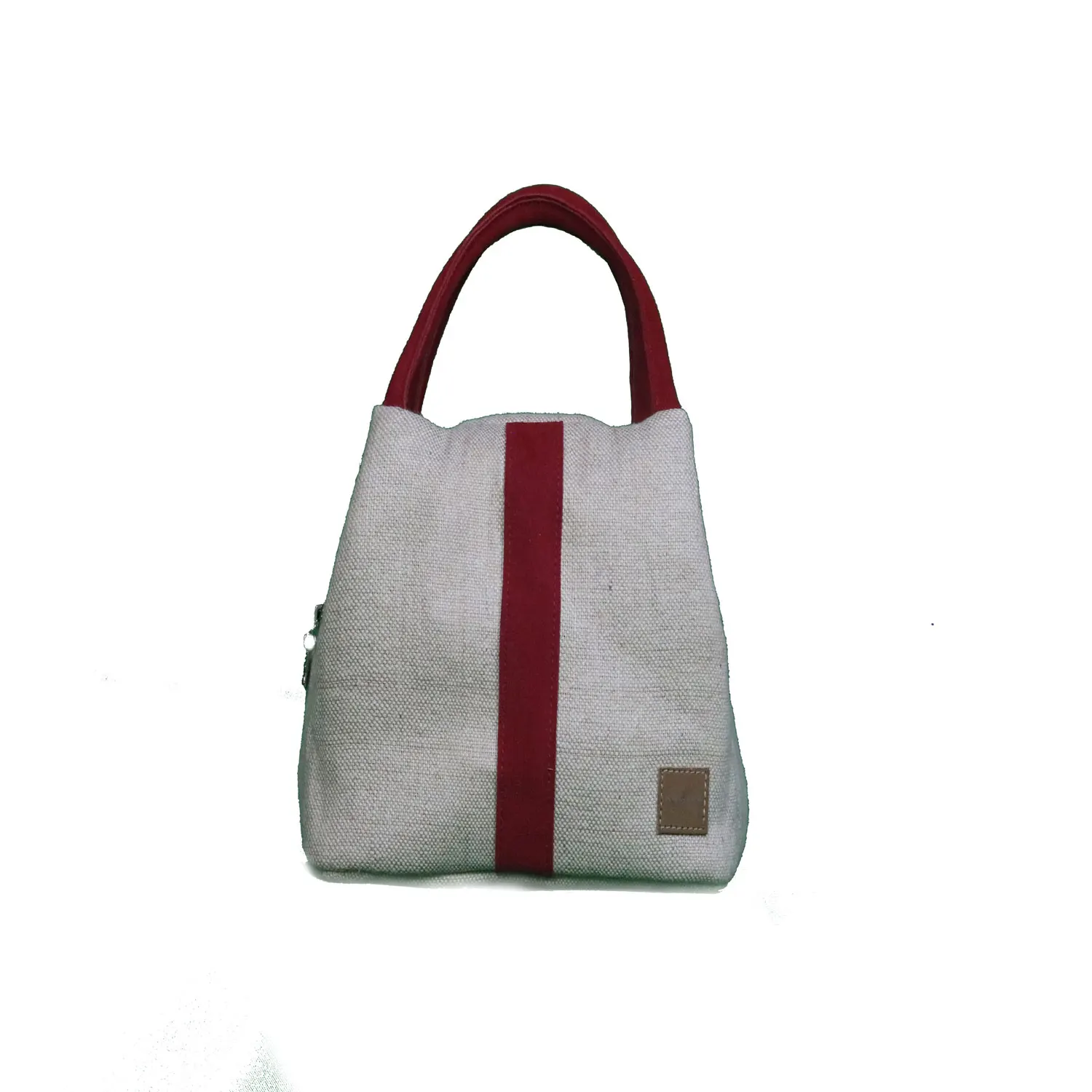 Летняя сумка из ротанга для женщин плетеная вручную Сумочка с ручкой сверху пляжный тоут морской джутовой ткани