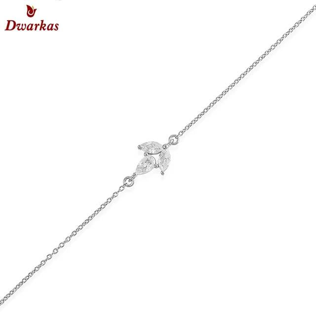 Trending Luxury High Quality 925 sterling silver double layer zircon stone charm bracelet women elegant jewelry