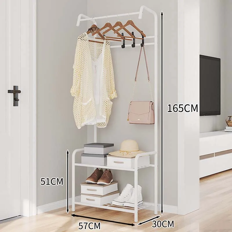 Household Clothing Rack Wholesale Doorway Shelf Heavy Duty Simple Shoes Clothes Rack