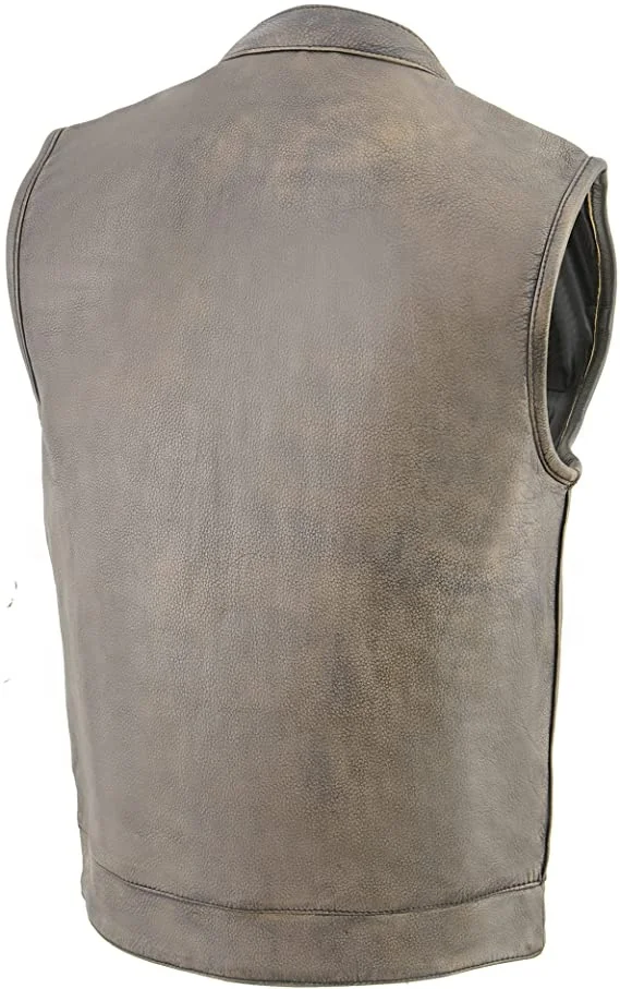 Motorcycle Biker vest Men Genuine Leather Crocodile Embossed Vest Sleeveless Custom Logo Leather Vest make lacosted products