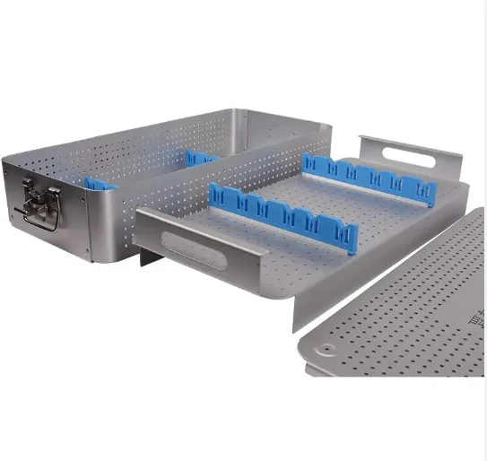 Laparoscopic Sterilization Container Tray Box Instrument Kits Aesculap Sterilization Container