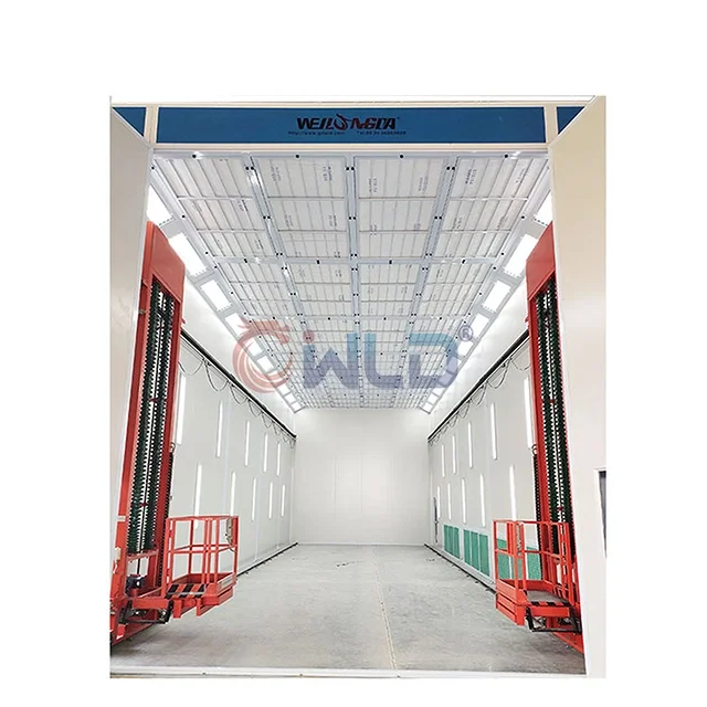 WLD 15 meter zhongda quality truck spray booth truck painting paint booth truck with lift