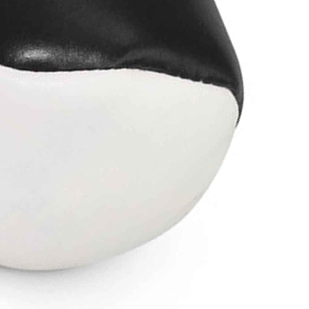 Factory Wholesales Promotion PVC PU Leather Kids Adult Logo Print Customized Kick Ball Footbag Hacky Sack