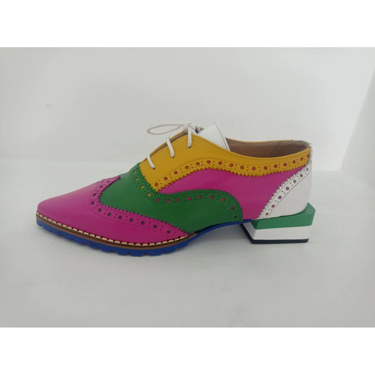 American Fashion Shoes mixed Full Colour formal ladies high Oualty shoes women sandal heels Genuine Leather Soft Stuff 2024