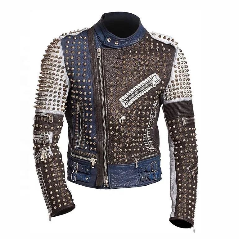 Women Black Biker Leather Jacket Spiked Studded Style Jacket Wholesale New Fashion Ladies Style With Wholesale Price Custom Mad