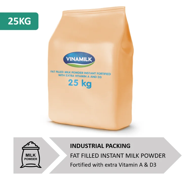 Vinamilk - Fat filled milk powder instant fortified with extra vitamin A & D3 - Bag 25kg - Wholesale - High quality - HALAL ISO