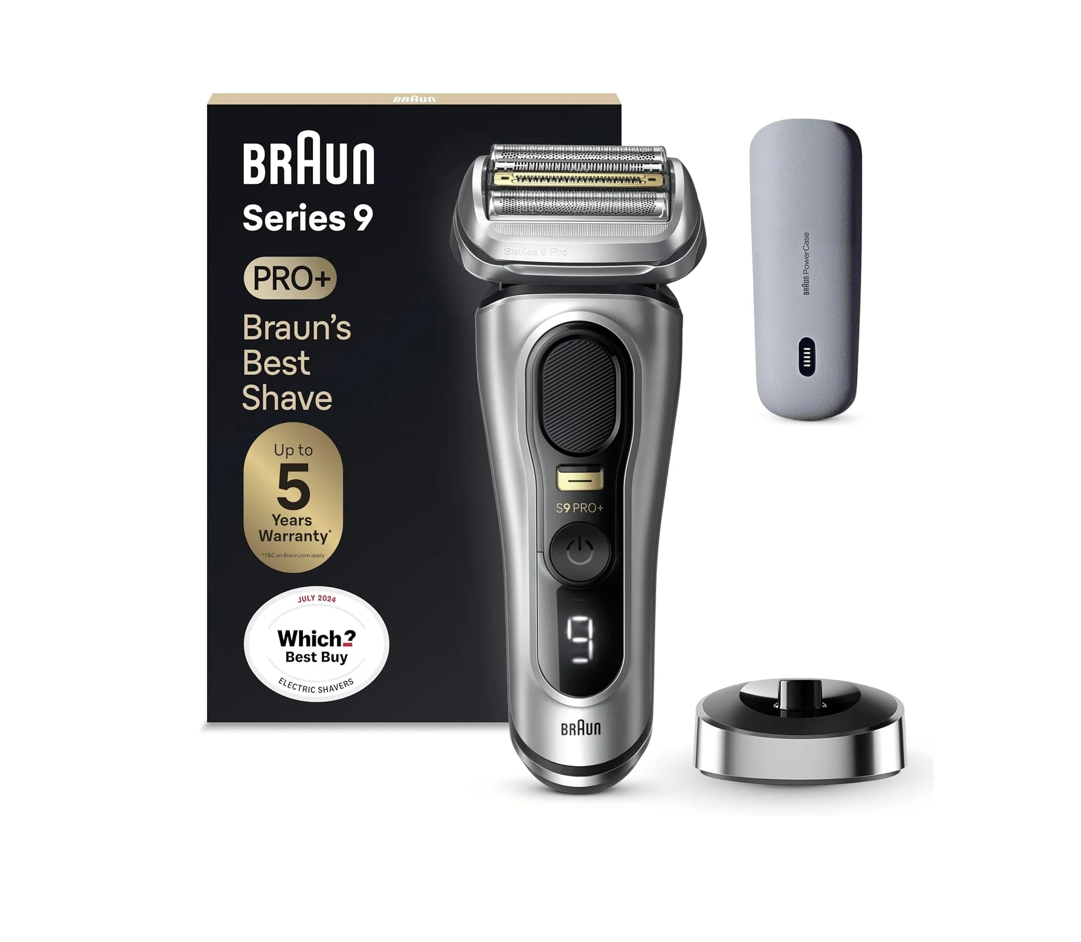 Электробритва Braun Series 9 PRO + Мужская перезаряжаемая 5 прецизионных элементов для бритья триммер длинных волос 9527s серебристый-для использования в RV