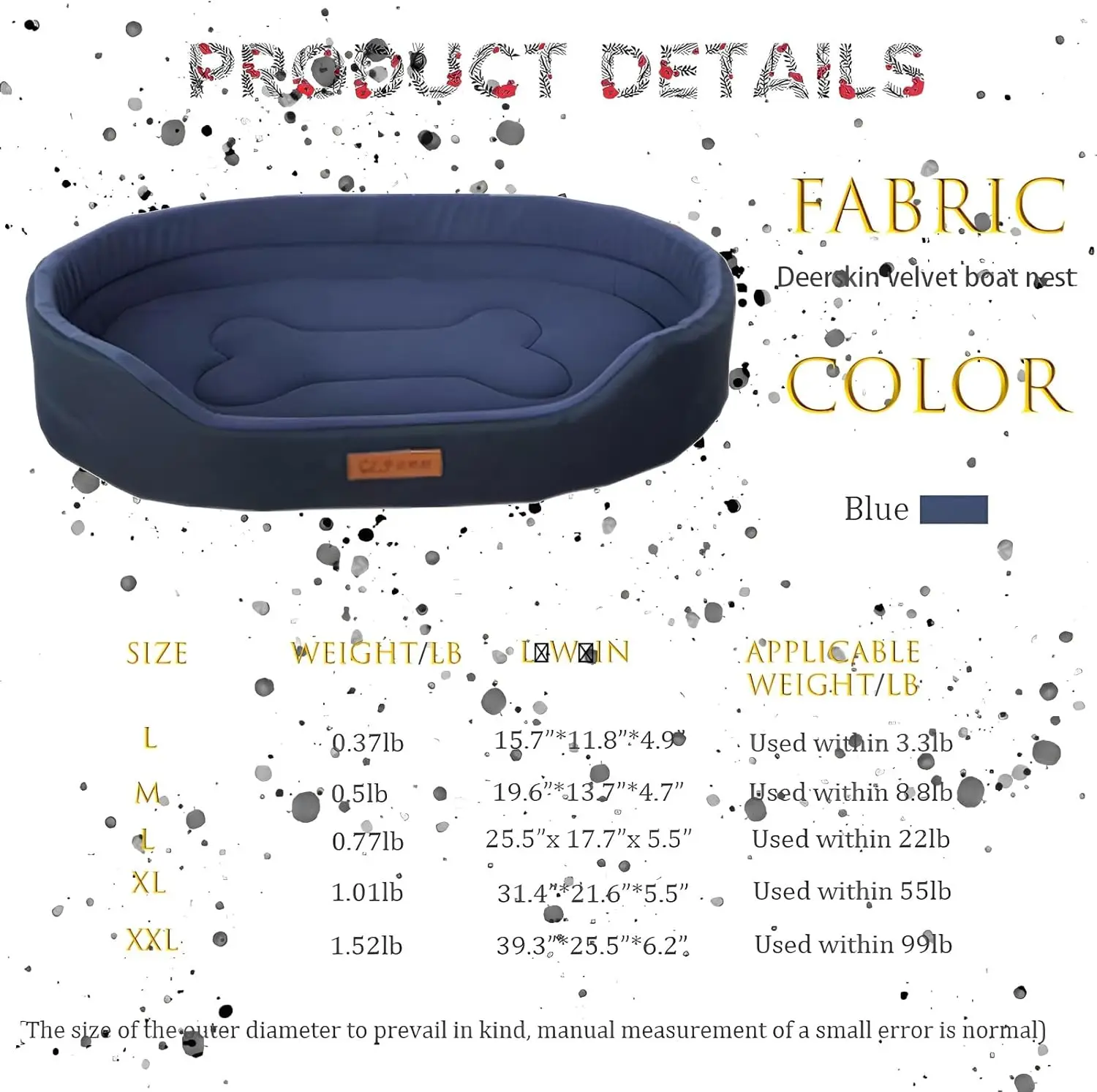 Double-sided four seasons available large size large dog bed house sofa dog kennel soft wool pet dog cat mat