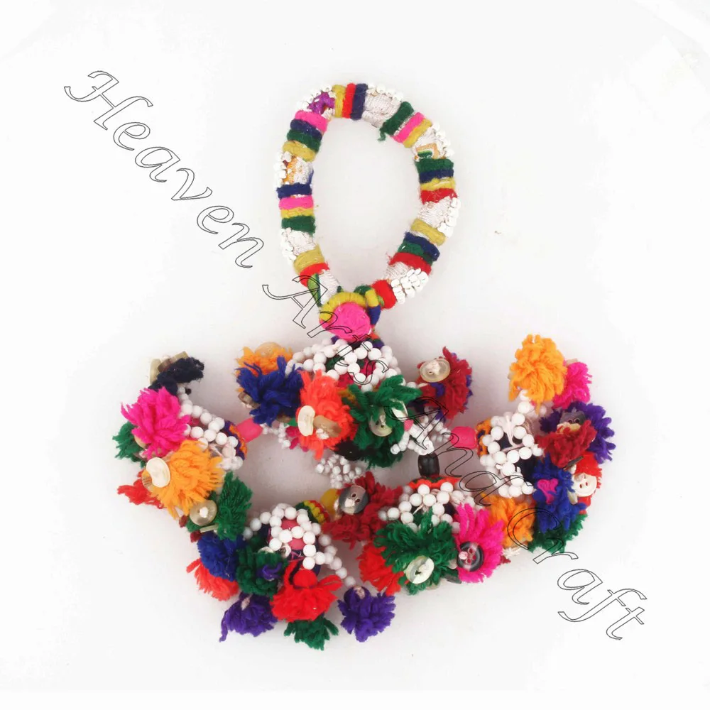 Vintage Rare Gypsy Banjara Tribal Fusion Belly Dance Armlet Anklet Bracelets Women Jewelry Boho Rainbow Summer Beaded Bracelet