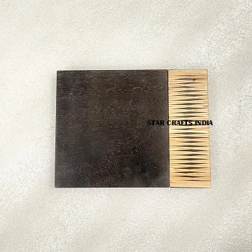 Natural Decor Rattan & Wood Cheese Cutting Board Rattan Charcuterie Board Butcher Pad Placemat Kitchen top From SCI India