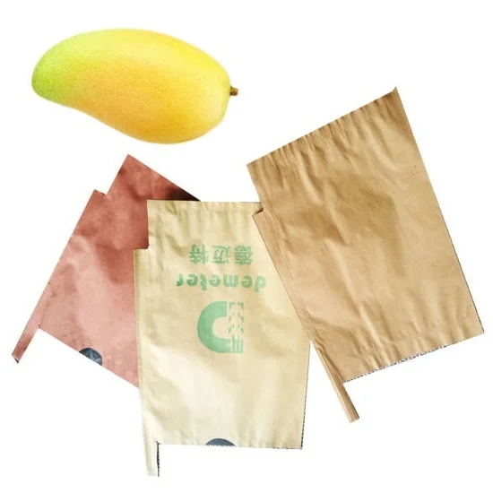 Quality Mango Fruit Protection Growing Paper Bag Anti Pests Double Layers Bag for Fruit Grow