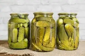 Cheap Canned Cucumber In Glass Jar Vietnam Pickled Gherkin Crunchiness For Sale with low Price Akina